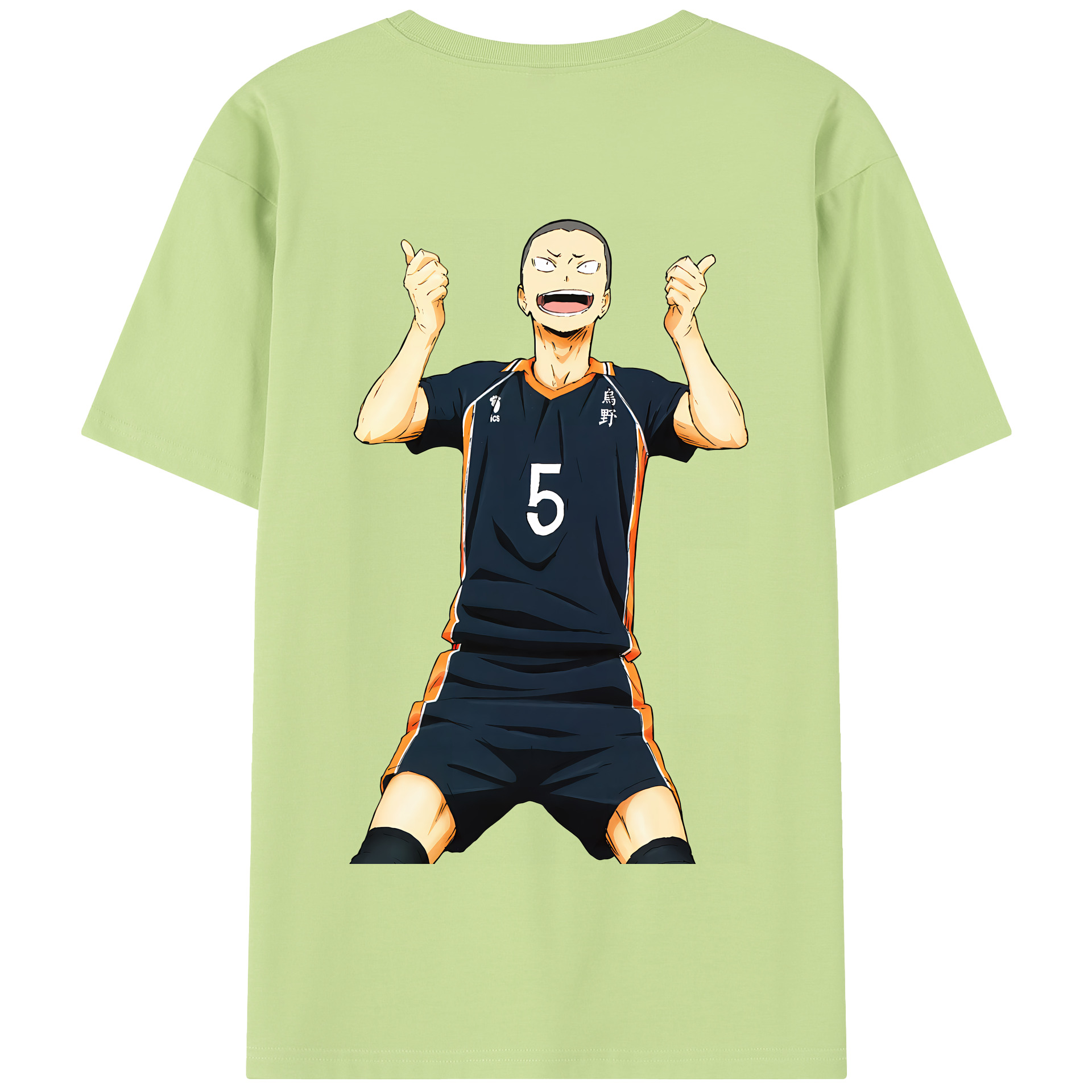 （画像用） ハイキュー!! Haikyu!! 綿100％半袖Tシャツ（背面プリント）